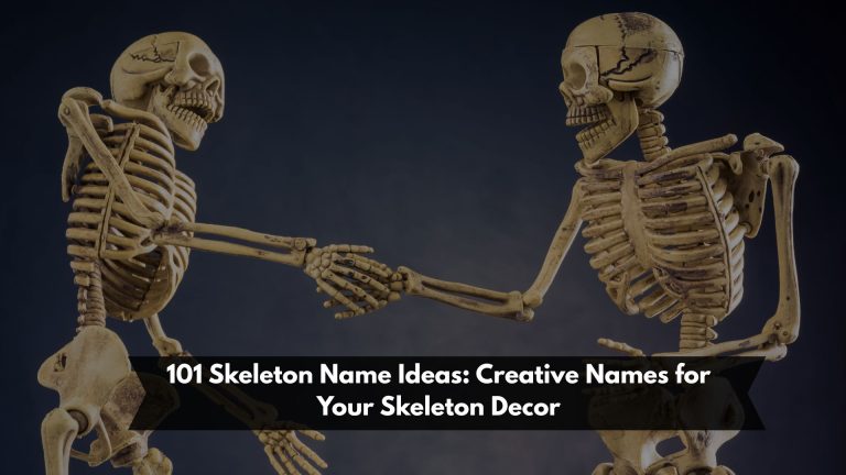101 Skeleton Name Ideas Creative Names for Your Skeleton Decor