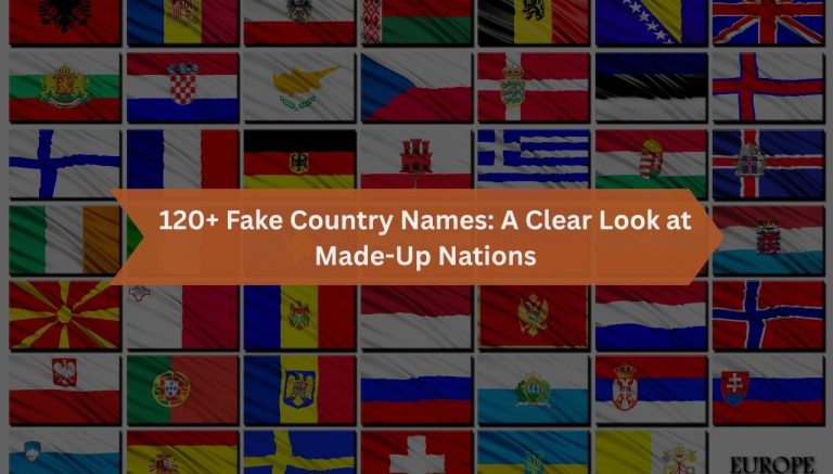 120+ Fake Country Names: A Clear Look at Made-Up Nations