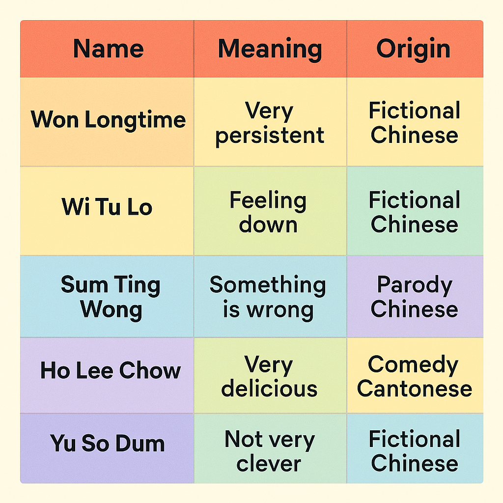 Funny Asian Names That’ll Make You Laugh Out Loud